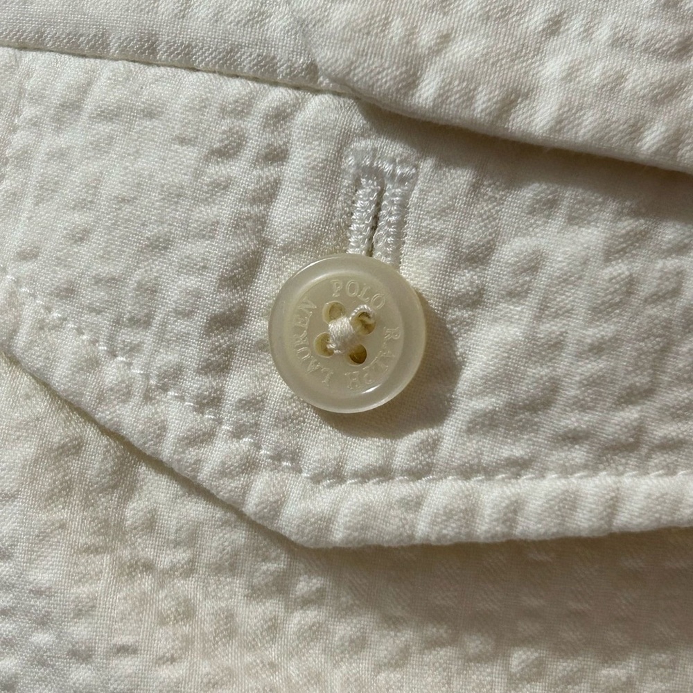 Ralph Lauren White Tailored Bermuda Shorts - Picture 6 of 11